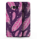 Pink Aztec Feather Galore - Samsung Galaxy S8 Full-Body Skin Kit
