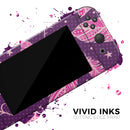 Pink Aztec Feather Galore // Skin Decal Wrap Kit for Nintendo Switch Console & Dock, Joy-Cons, Pro Controller, Lite, 3DS XL, 2DS XL, DSi, or Wii - Vinyl Skin Wrap for Nintendo Switch 2, OLED, Lite, Pro Controller, Wii & Classic Handhelds
