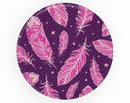 Pink Aztec Feather Galore - Skin Kit for PopSockets and other Smartphone Extendable Grips & Stands