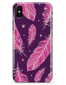Pink Aztec Feather Galore - iPhone X Clipit Case