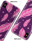 Pink Aztec Feather Galore - iPhone X Clipit Case