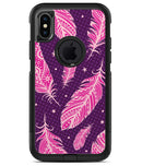 Pink Aztec Feather Galore - iPhone X OtterBox Case & Skin Kits
