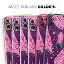 Pink Aztec Feather Galore - Protective Skin Wrap & Decal – Compatible with iPhone SE to iPhone 17 Pro Max (All Models)
