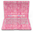 Pink Basic Watercolor Chevron Pattern - MacBook Air Skin Kit
