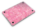 Pink Basic Watercolor Chevron Pattern - MacBook Pro with Retina Display Full-Coverage Skin Kit