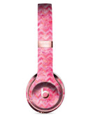 Pink Basic Watercolor Chevron Pattern Full-Body Skin Kit for the Beats by Dre Solo 3 Wireless Headphones