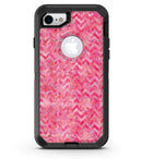 Pink Basic Watercolor Chevron Pattern - iPhone 7 or 8 OtterBox Case & Skin Kits