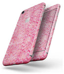 Pink Basic Watercolor Chevron Pattern - Skin-kit for the iPhone 8 or 8 Plus
