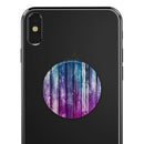 Pink & Blue Dyed Wood - Skin Kit for PopSockets and other Smartphone Extendable Grips & Stands