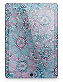 Pink & Blue Flowered Pattern - iPad Pro 97 - View 6.jpg