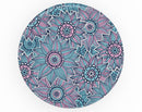 Pink & Blue Flowered Pattern - Skin Kit for PopSockets and other Smartphone Extendable Grips & Stands