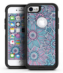 Pink Basic Watercolor Chevron Pattern - iPhone 7 or 7 Plus Commuter Case Skin Kit
