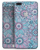 Pink & Blue Flowered Pattern - Skin-kit for the iPhone 8 or 8 Plus