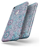 Pink & Blue Flowered Pattern - Skin-kit for the iPhone 8 or 8 Plus