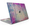 Pink & Blue Grunge Wood Planks - Skin Decal Wrap Kit Compatible with the Apple MacBook Pro, Pro with Touch Bar or Air (11", 12", 13", 15" & 16" - All Versions Available)