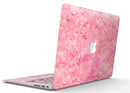 Pink Damask v2 Watercolor Pattern - MacBook Air Skin Kit
