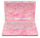 Pink Damask v2 Watercolor Pattern - MacBook Air Skin Kit