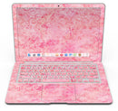 Pink Damask v2 Watercolor Pattern - MacBook Air Skin Kit