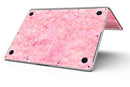 Pink Damask v2 Watercolor Pattern - MacBook Pro with Retina Display Full-Coverage Skin Kit