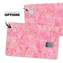 Pink Damask v2 Watercolor Pattern - Premium Protective Decal Skin-Kit for the Apple Credit Card