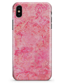 Pink Damask v2 Watercolor Pattern - iPhone X Clipit Case