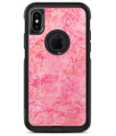 Pink Damask v2 Watercolor Pattern - iPhone X OtterBox Case & Skin Kits