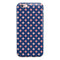 Pink Diamonds All Over Navy Pattern iPhone 6/6s or 6/6s Plus 2-Piece Hybrid INK-Fuzed Case