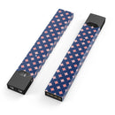 Pink Diamonds All Over Navy Pattern - Premium Decal Protective Skin-Wrap Sticker compatible with the Juul Labs vaping device