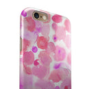 Pink Dotted Absorbed Watercolor Texture iPhone 6/6s or 6/6s Plus 2-Piece Hybrid INK-Fuzed Case