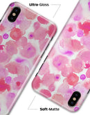 Pink Dotted Absorbed Watercolor Texture - iPhone X Clipit Case