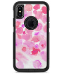 Pink Dotted Absorbed Watercolor Texture - iPhone X OtterBox Case & Skin Kits