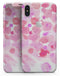 Pink Dotted Absorbed Watercolor Texture - iPhone X Skin-Kit