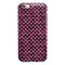 Pink Faded Micro Hearts Over Fuscia  iPhone 6/6s or 6/6s Plus 2-Piece Hybrid INK-Fuzed Case