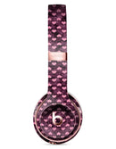 Pink Faded Micro Hearts Over Fuscia  2 Full-Body Skin Kit for the Beats by Dre Solo 3 Wireless Headphones