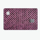 Pink Faded Micro Hearts Over Fuscia  - Premium Protective Decal Skin-Kit for the Apple Credit Card