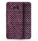 Pink Faded Micro Hearts Over Fuscia  - Samsung Galaxy S8 Full-Body Skin Kit