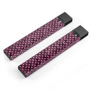 Pink Faded Micro Hearts Over Fuscia  - Premium Decal Protective Skin-Wrap Sticker compatible with the Juul Labs vaping device