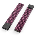 Pink Faded Micro Hearts Over Fuscia  - Premium Decal Protective Skin-Wrap Sticker compatible with the Juul Labs vaping device