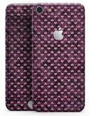 Pink Faded Micro Hearts Over Fuscia  - Skin-kit for the iPhone 8 or 8 Plus