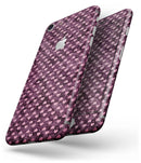Pink Faded Micro Hearts Over Fuscia  - Skin-kit for the iPhone 8 or 8 Plus