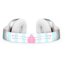Pink Flaminogos Over Teal Stripes Full-Body Skin Kit for the Beats by Dre Solo 3 Wireless Headphones