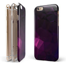 Pink Geometric V10 iPhone 6/6s or 6/6s Plus 2-Piece Hybrid INK-Fuzed Case
