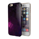 Pink Geometric V10 iPhone 6/6s or 6/6s Plus 2-Piece Hybrid INK-Fuzed Case