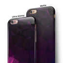 Pink Geometric V10 iPhone 6/6s or 6/6s Plus 2-Piece Hybrid INK-Fuzed Case