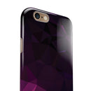 Pink Geometric V10 iPhone 6/6s or 6/6s Plus 2-Piece Hybrid INK-Fuzed Case