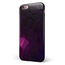 Pink Geometric V10 iPhone 6/6s or 6/6s Plus 2-Piece Hybrid INK-Fuzed Case