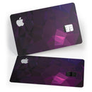 Pink Geometric V10 - Premium Protective Decal Skin-Kit for the Apple Credit Card