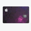 Pink Geometric V10 - Premium Protective Decal Skin-Kit for the Apple Credit Card