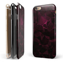 Pink Geometric V11 iPhone 6/6s or 6/6s Plus 2-Piece Hybrid INK-Fuzed Case