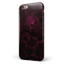Pink Geometric V11 iPhone 6/6s or 6/6s Plus 2-Piece Hybrid INK-Fuzed Case